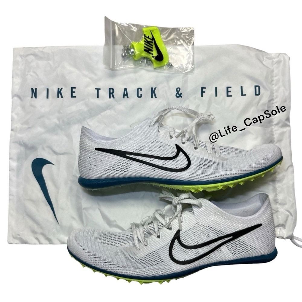 Size 8.5‎ Nike Zoom Mamba 6 Spikes Track Cleats Men's White Green DR2733-102 New
